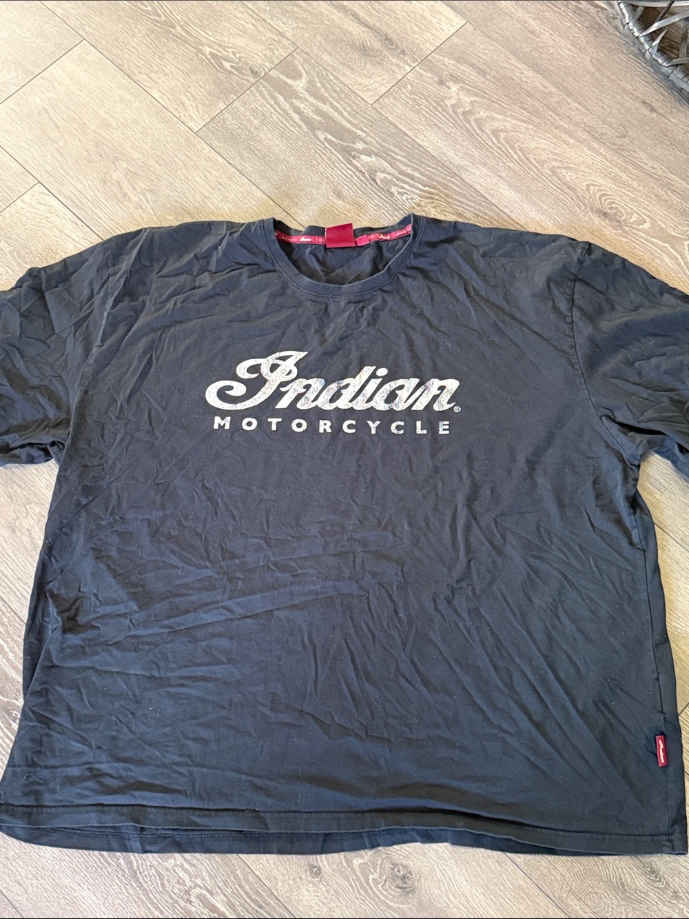 Indian Motorcycle Men’s Black Logo Short Sleeve Tee